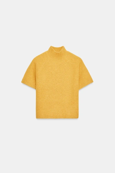 SHORT SLEEVE SOFT KNIT JUMPER