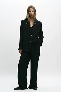 BLAZER JACQUARD ÉPAULETTES