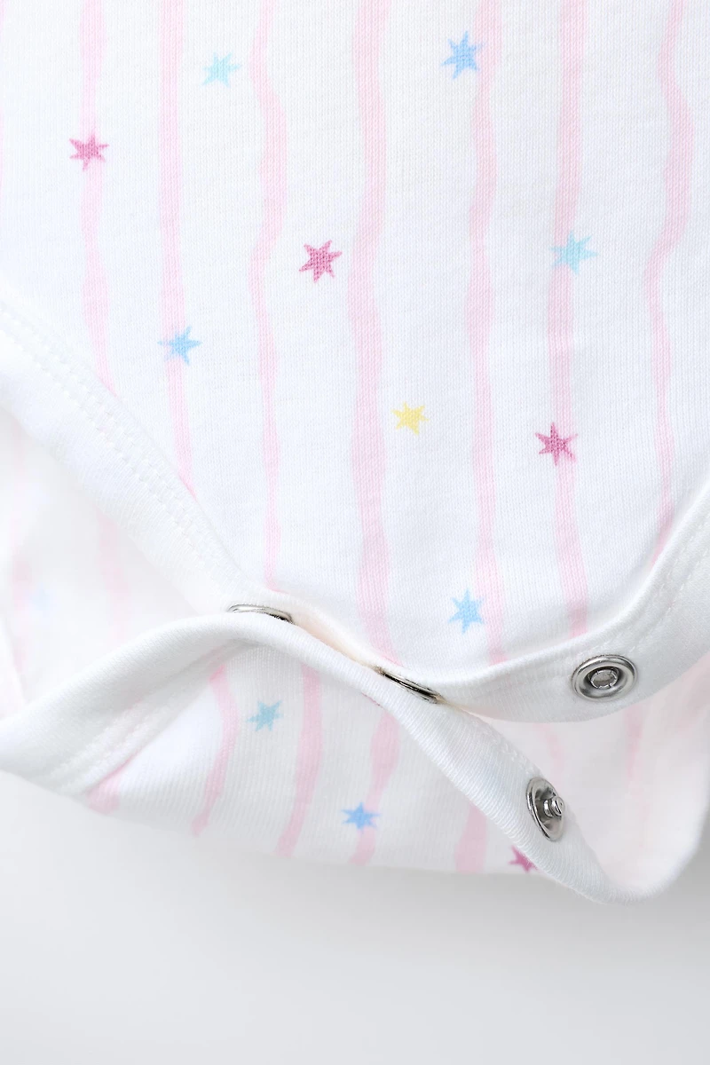 THREE-PACK CIRCUS PRINT BODYSUITS