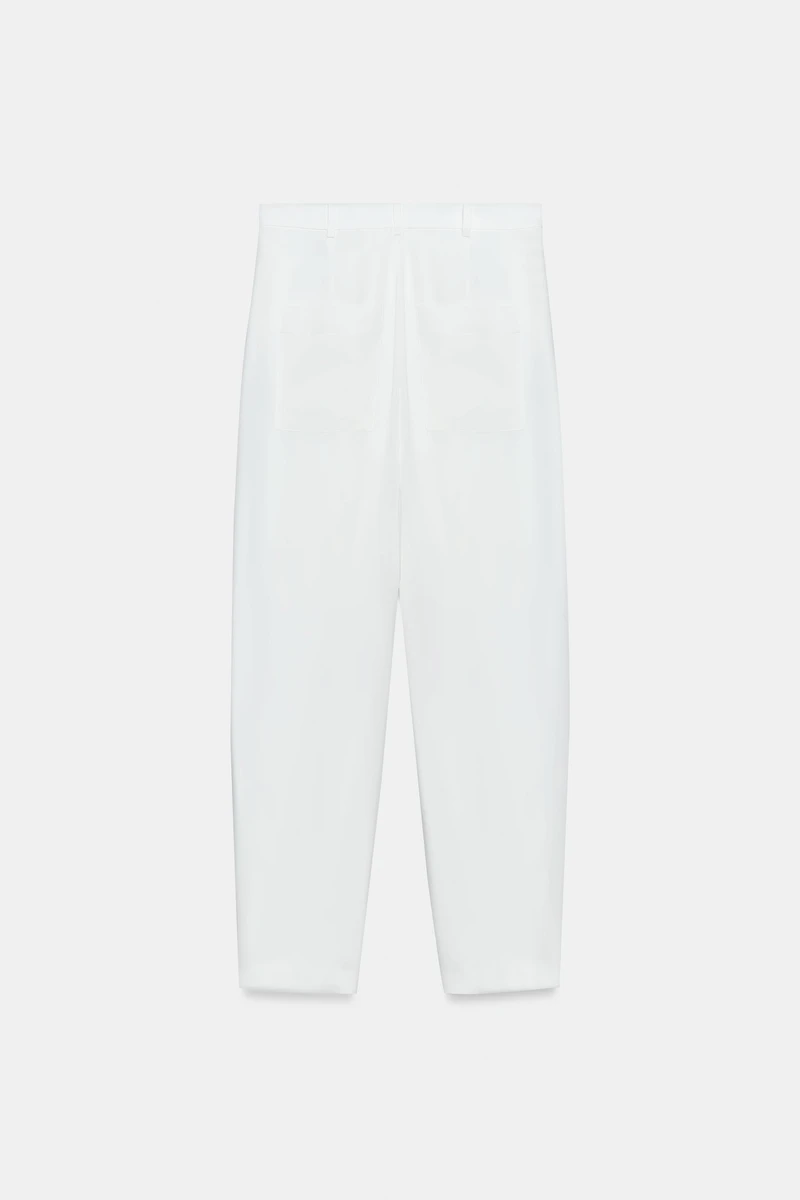 ZW COLLECTION FLOWY DARTED PANTS