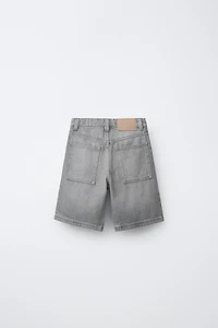 BERMUDA EN JEAN RELAXED BAGGY