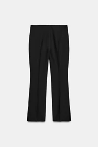 ZW COLLECTION HIGH-WAIST CROPPED PANTS