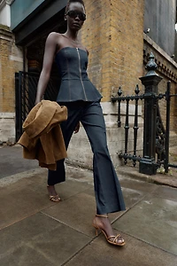 CONTRAST SEAM PANTS