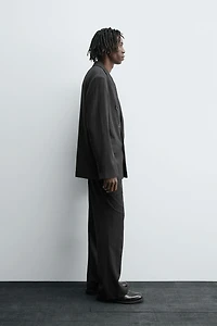STRIPED SUIT PANTS
