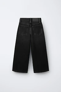 RIPPED WIDE LEG JEANS