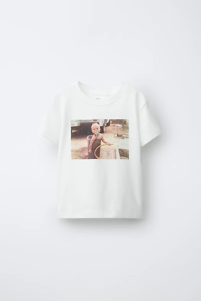 PUKAS SURF PHOTOGRAPH PRINT T-SHIRT