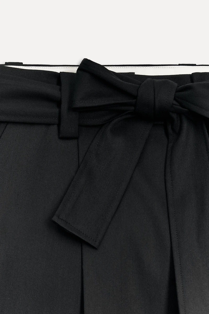 BELTED WOOL BLEND PANTS 50TH ANNIVERSARY