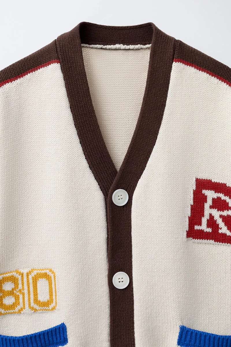PATCH CARDIGAN