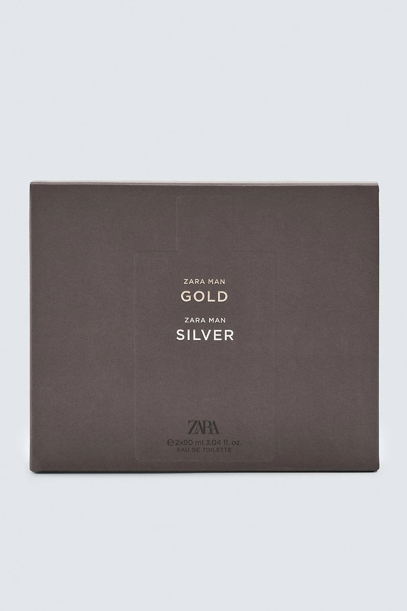 SILVER + GOLD EDT 2 X 90 ML (3.4 FL. OZ)