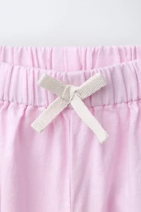 LINEN BLEND PANTS