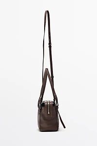 Sac cartable moyen en cuir nappa