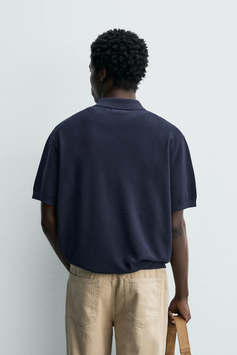 REGULAR FIT PIQUÉ KNIT POLO