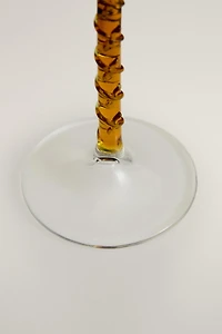 BOROSILICATE GLASS WITH COLOURED STEM
