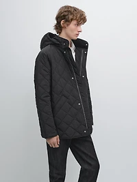 Water-repellent puffer jacket