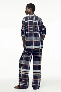 ZW COLLECTION PLAID POCKET SHIRT