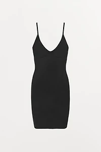 SHORT DRESS WITH POLYAMIDE
