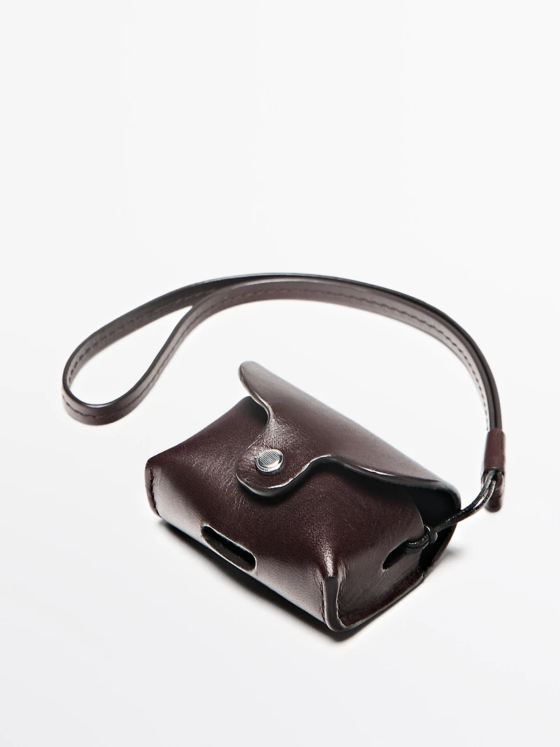 tui airpods en cuir nappa