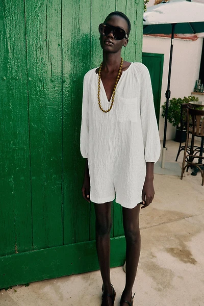 RUSTIC SHORT JUMPSUIT