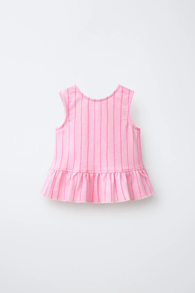 CONTRAST STRIPE TOP