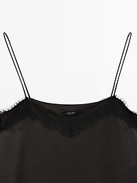 Camisole top with vent details