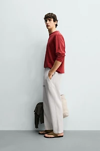 PANTALON RELAXED FIT STRUCTURÉ