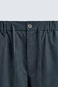 BERMUDA RELAXED FIT EFFET DÉLAVÉ