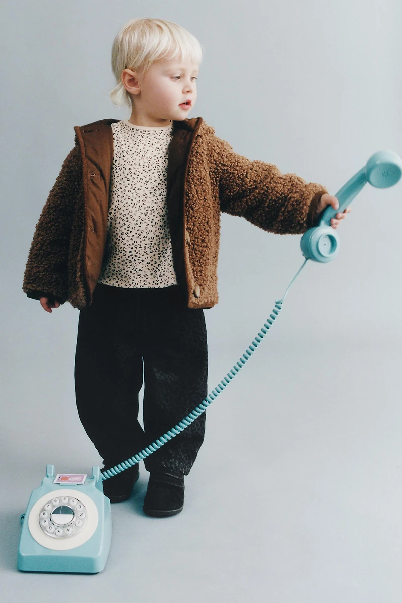 ENSEMBLE T-SHIRT ET LEGGING POINTELLE ANIMAL PRINT