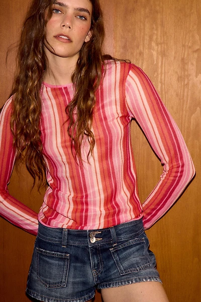 PULL EN MAILLE FINE À RAYURES