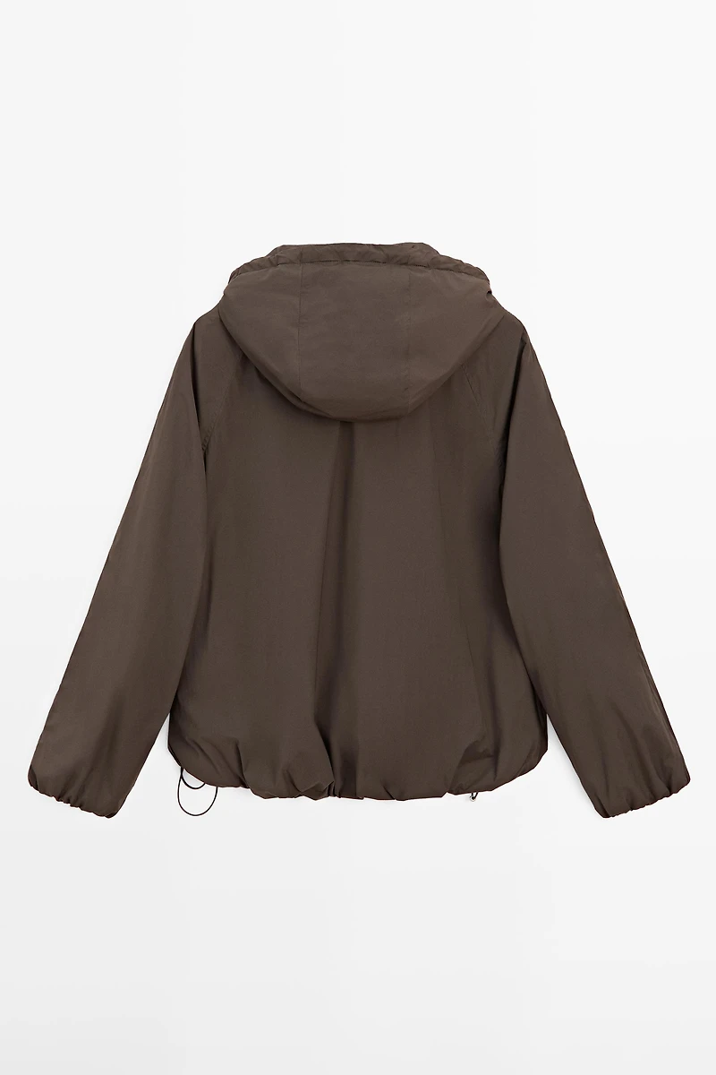 High neck puffer jacket