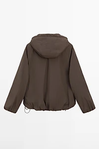 High neck puffer jacket