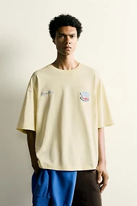 T-SHIRT RELAXED FIT À PIÈCES COMBINÉES