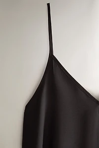 SATIN BEACH DRESS