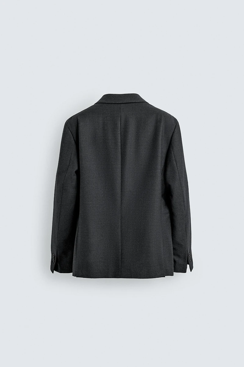 100% WOOL SUIT BLAZER