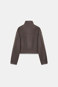 SOFT HIGH COLLAR JACKET