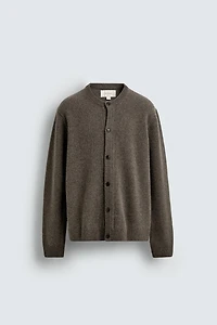 100% WOOL CARDIGAN