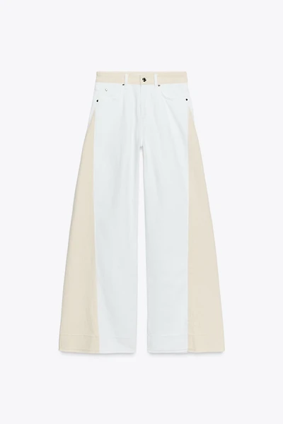 Z1975 COLOR BLOCK DENIM JEANS