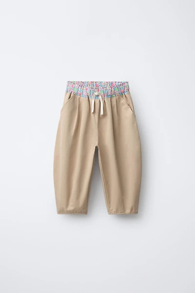 FLORAL BAGGY PANTS