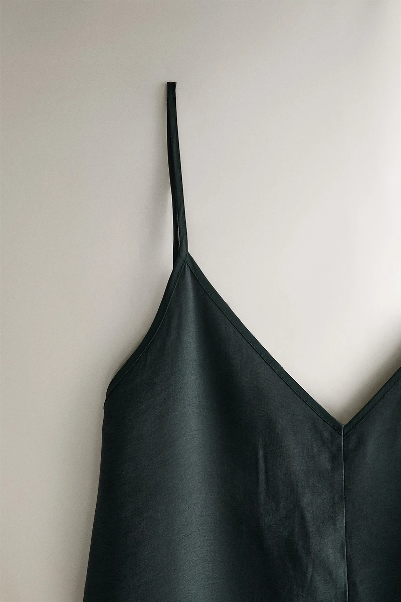LONG STRAPPY MODAL DRESS