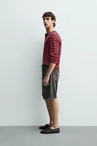 BERMUDA EN JEAN RELAXED FIT