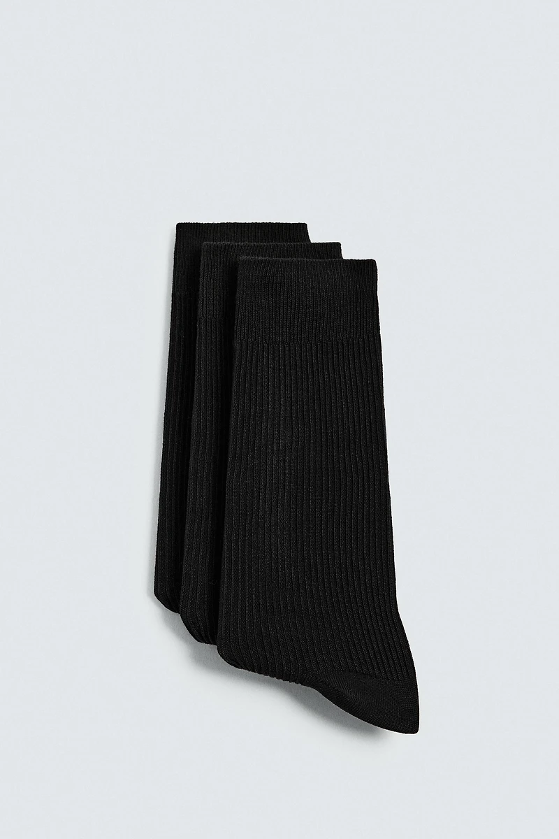 LIGHTWEIGHT SOCKS THREE-PACK