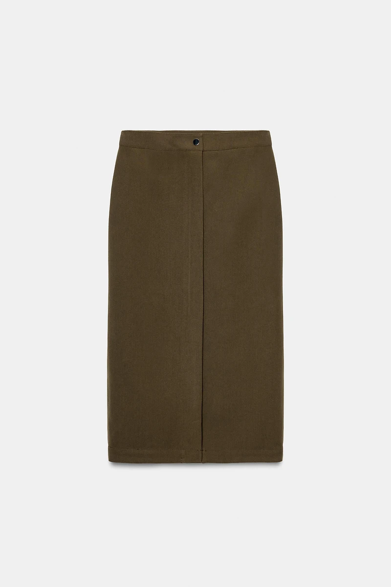 PENCIL MIDI SKIRT