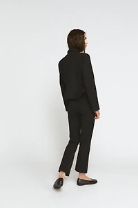 CROPPED TOPSTITCHED BLAZER ZW COLLECTION