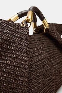 MAXI BRAIDED EFFECT HANDBAG