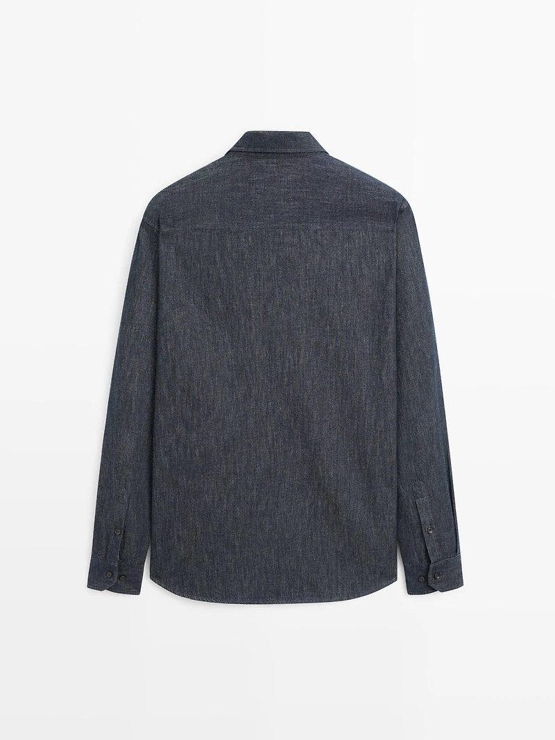 Heavy weight denim shirt