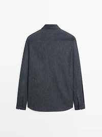 Heavy weight denim shirt