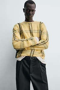 PULL EN JACQUARD RELAXED FIT À RAYURES