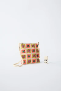 CROCHET CROSSBODY BAG