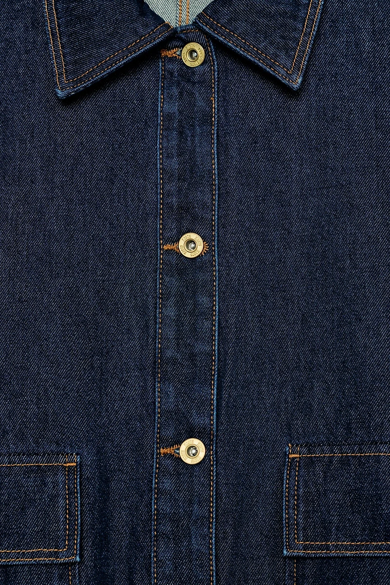 SURCHEMISE Z1975 EN JEAN OVERSIZE