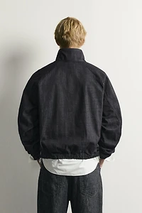 RELAXED-FIT DENIM PULLOVER
