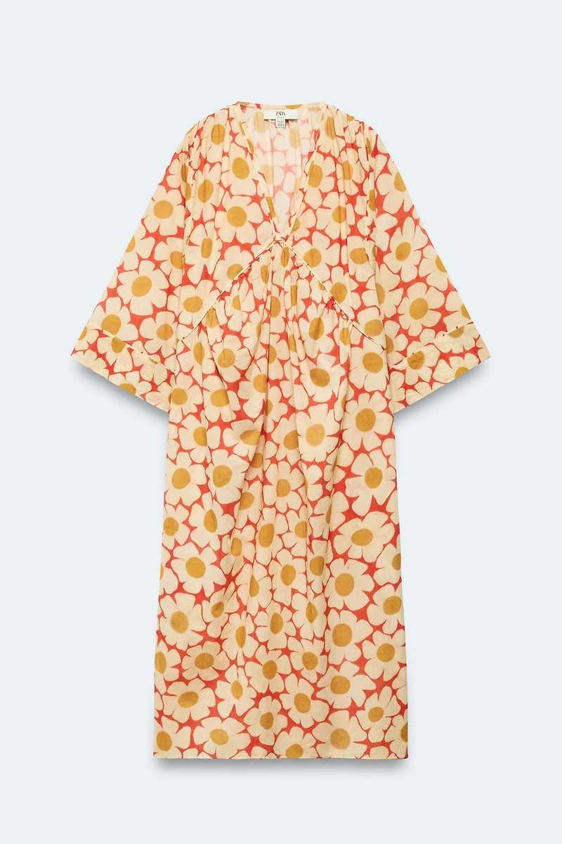 LIMITED EDITION FLORAL KAFTAN DRESS